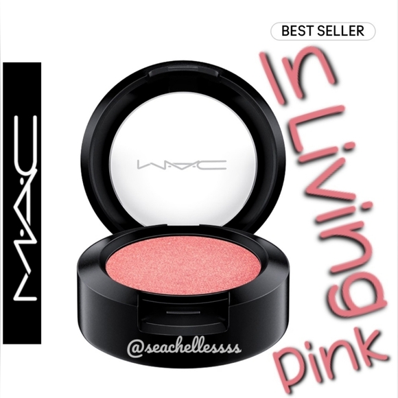 Mac Cosmetics Eyeshadow | In Living Pink | Warm Pink | Brand New in Box - Picture 1 of 8